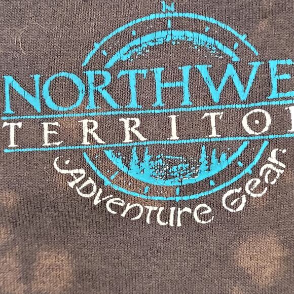 Vintage Northwest-Territory Shirt M/L 21x26 Bleach-Dyed USA - Picture 9 of 16